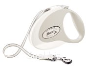 Поводок-рулетка Flexi Style tape M 5m 25 kg white