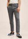 Брюки Florence из 100% итальянской шерсти Fine Merino Wool. Цвет: Серый