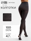 Женские колготки MINAKU 100 ден, графит, размер 4/L
