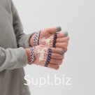 Перчатки подростковые MINAKU, 21 см, цвет пудра