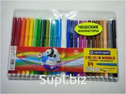 Centropen Набор фломастеров Colour World (7550/24 TP), разноцв, 24 цв.