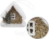 New Year's hanging decoration, House, Magic Fairy Tale Collection. Size: 12x7x12 cm.