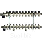 Oventrop Multidis SF Коллектор 11 отводов G 3/4 с вентильными вставками (воздушник сзади)