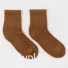 Носки женские из монгольской шерсти, цвет рыжий, размер 25 (37-39)