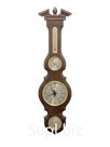 Настенная деревянная механическая метеостанция "БМ - 95" СМИЧ - барометр, термометр, гигрометр, часы