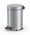 Ведро для Мусора с Педалью Hailo ProfiLine Solid L 18л арт.0522-070