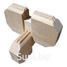 Минибрус из массива сосны и кедра