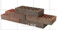 Лицевой керамический кирпич баварская кладка риф с песком 1НФ