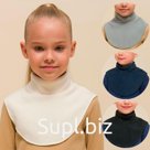 Шарф детский, размер one size, цвет серый