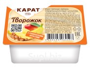 Творожки КАРАТ 8 вкусов: ванильный, персик, чернослив, клубника, малина, абрикос, вишня, тропический фрукты