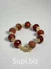Браслет из натурального камня Агат огненный