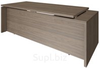 Стол руководителя (двойная столешница) левый, цвет вяз