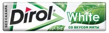 Жевательная резинка Dirol White без сахара со вкусом мяты 13,6 гр., обертка