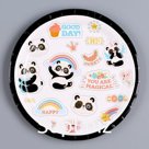 Тарелка бумажная «Панда», в наборе 6 шт.