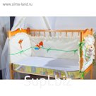 Наматрасник водонепроницаемый, размер 60х120 см