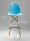 Стул барный eames, голубой, 1 шт