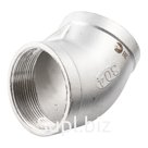 Отвод резьбовой вр/вр 45° нержавеющий, AISI304 DN50 (2"), (CF8), PN16