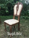 Natural wood chairs