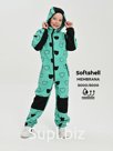 Kombinson, spring-autumn, mint bear, art. 210 (104 cm)