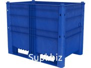 Контейнер пластиковый 1200х800х950 , сплошной, арт. EcoLine-650 синий, код: 20795
