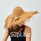 Шляпа женская MINAKU Summer mood, размер 56-58, коричневая
