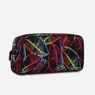 Косметичка дорожная на молнии «Бако текстиль», с ручкой, цвет чёрный