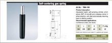 Self-centering gas spring TMA-140