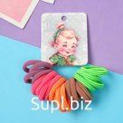 Резинка для волос "Крошка" (набор 20 шт) улыбка, 2,5 см, полоски