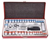 40 PCS SOCKET SET INCH & MM