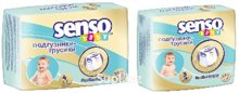 Детские подгузники-трусики "Senso Baby" maxi L (4) 9-14 кг 30 шт