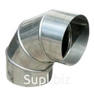 Отвод 90 ф350 угол  из оцинкованной стали