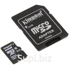 Карта памяти Kingston MicroSDHC 64GB UHS-I Canvas, Class 10 скорость чтения 80Мб/сек(с адаптером SD)