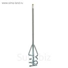 Миксер для песчано-гравийных смесей Denzel 848257, оцинкованный, SDS+, 60х400 мм