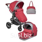 Коляска 2 в 1 Farfello Zuma Duo Comfort ZDC-11, цвет рубиновый