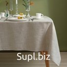 Скатерть «Доляна. Душевная кухня», 146×220 см, 50% хлопок, 50% п/э, рогожка 158 г/м²
