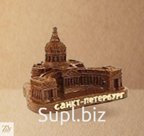 Шоколадная фигурка "Казанский собор", молочный шоколад