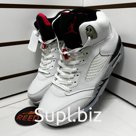 AIR JORDAN 5 RETRO GS 'WHITE CEMENT'