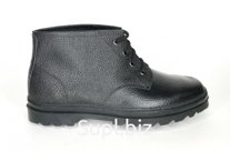 Стартботинки юфть/кирза, высота 14 см.