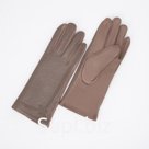Перчатки женские, безразмерные, без утеплителя, цвет бежевый