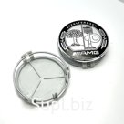 Колпачок в диск АМГ дерево 71-74 мм 460