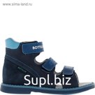 Сандалии детские, размер 19, цвет синий