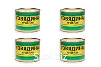 Говядина тушеная -0,525 кг) ГОСТ Каменка Мясо х 4 шт.