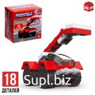 Конструктор Город «Пожарная машина», 18 деталей