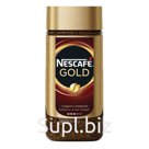 Кофе молотый в растворимом NESCAFE (Нескафе) «Gold», сублимированный, 190 г, стеклянная банка