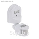 Датчик движения LLT ДД-008-W, инфракрасный, 1200 Вт, 12 м, IP44, белый
