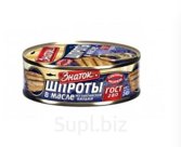 Sprats in oil from Baltic sprats