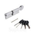 Цилиндровый механизм "АЛЛЮР" HD FG 110-5К CP, 45х10х55G, перф.кл., цвет хром