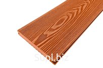 Палубная доска полнотелая из ДПК марки HOLZHOF Solid, 150*18 *6000мм, терракот, П6