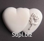 Фигурка под роспись "Сердца", 12х10 см