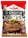 Вермишель быстрого приготовления "По-домашнему" (60 гр) в пакете со вкусом говядины